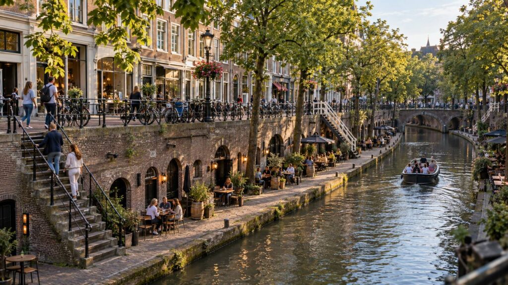Restaurants in Utrecht in historische werfkelders direct aan de Oudegracht